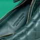 BV Small Gemelli Shoulder bag Emerald green High