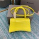 WOMEN'S HOURGLASS XS TOP HANDLE BAG Crocodile Yellow High