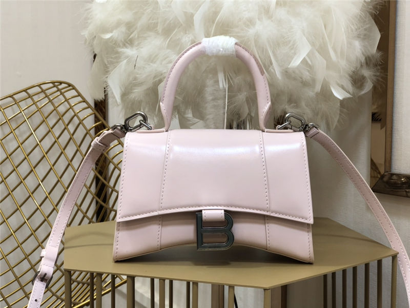 WOMEN'S HOURGLASS XS TOP HANDLE BAG Leather Pink High