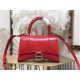 WOMEN'S HOURGLASS XS TOP HANDLE BAG Leather Red High