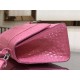 WOMEN'S HOURGLASS SMALL TOP HANDLE BAG Crocodile Pink High