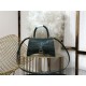 WOMEN'S HOURGLASS SMALL TOP HANDLE BAG Crocodile Olive High