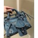 WOMEN'S NEO CAGOLE XS HANDBAG DENIM IN BLUE Top