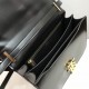 Medium Leather TB Bag Black High