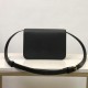 Small Grainy Leather TB Bag Black High