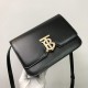 Small Leather TB Bag Small Black High