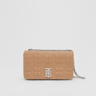 Small Quilted Grainy Leather Lola Bag Small Quilted Grainy Leather Lola Bag Camel Palladium High