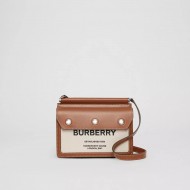 Mini Horseferry Print Title Bag with Pocket Detail Malt Brown High