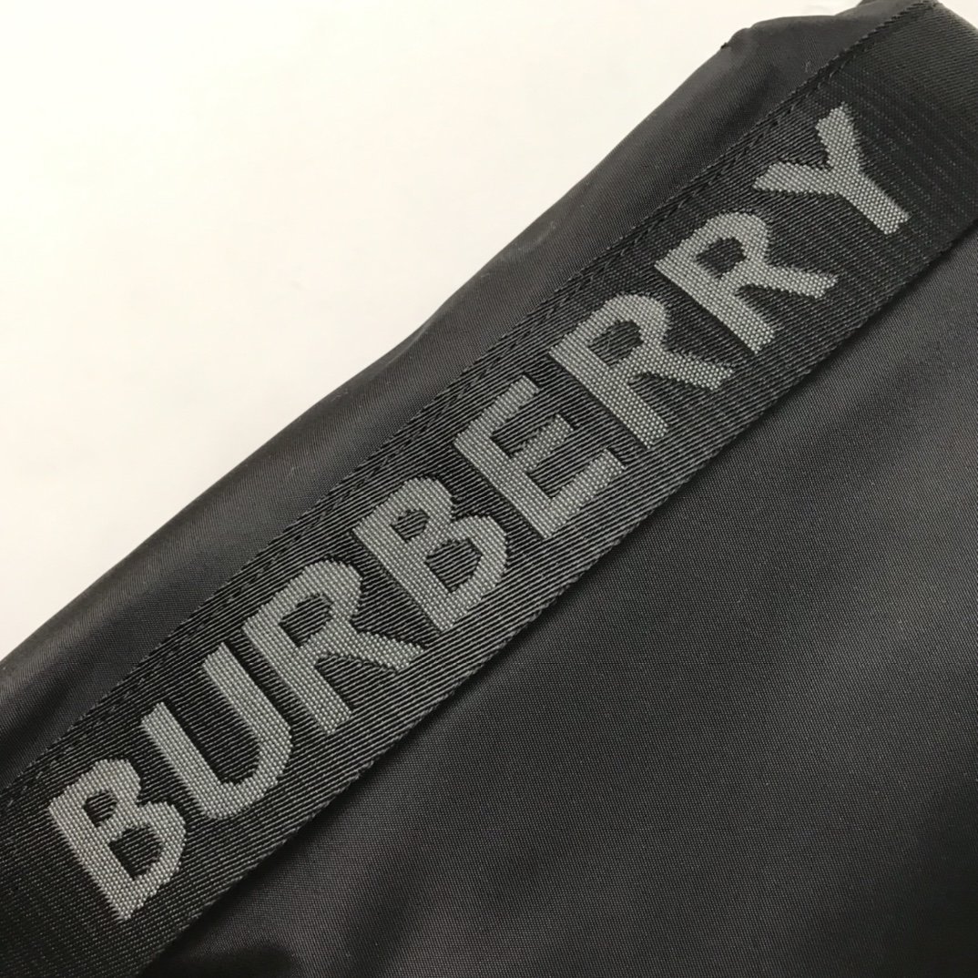 Logo Detail ECONYL® Sonny Bum Bag Black High