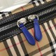 Medium Vintage Check Bonded Cotton Bum Bag Black Strap High