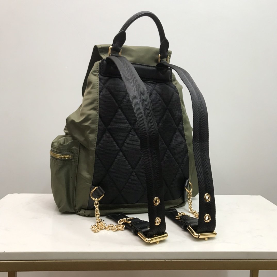 Burberry Rucksack Backpack Green High