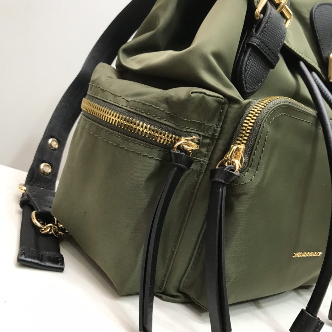 Burberry Rucksack Backpack Green High