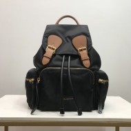 Burberry Rucksack Backpack Black Brown High