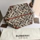 Mini Monogram Print E-canvas Beach Tote Dark Beige High