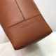 Burberry Leather Tote Brown High