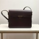 Large Leather Grace Bag Burgundy High