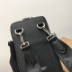 Grainy Leather Phone Case with Detachable Strap Black High