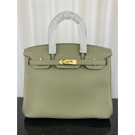 Hermes Birkin 25/30/35cm Bag Togo Leather In Sage Green WAX High