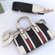 Gucci Mini canvas top handle bag 715771 White/Black High