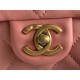 MINI FLAP BAG AS3213 Lambskin & Gold-Tone Metal Pink A