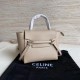 Celine Pico Belt Bag In Light Taupe Grained Calfskin High