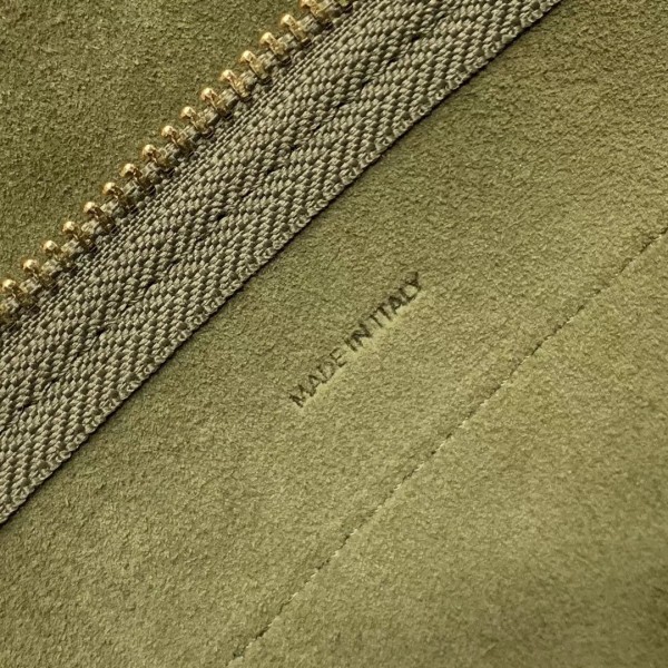 Celine Nano Belt Bag In Army Green Grained Calfskin High