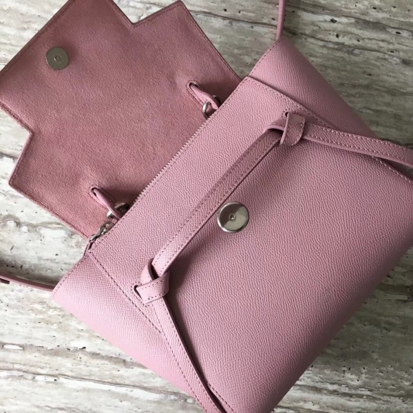 Celine Nano Belt Bag In Antique rose Grained Calfskin High