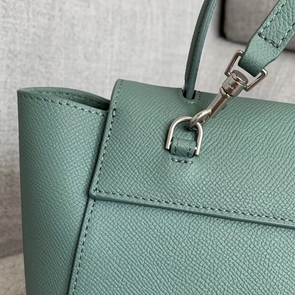 Celine Nano Belt Bag In Celadon Grained Calfskin High