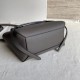 Celine Nano Belt Bag In Grey Grained Calfskin High