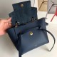 Celine Nano Belt Bag In Navy Blue Grained Calfskin High