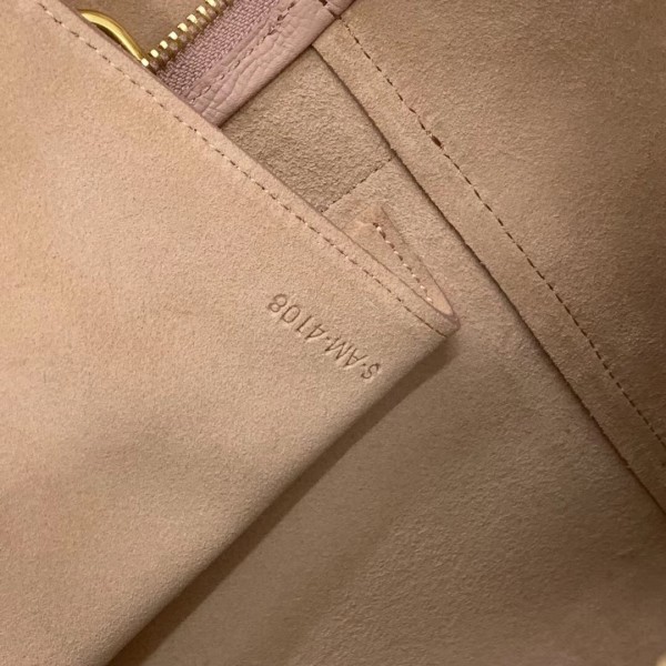 Celine Micro Belt Bag In Vintage Pink Grained Calfskin High