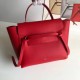 Celine Micro Belt Bag In Red Grained Calfskin High