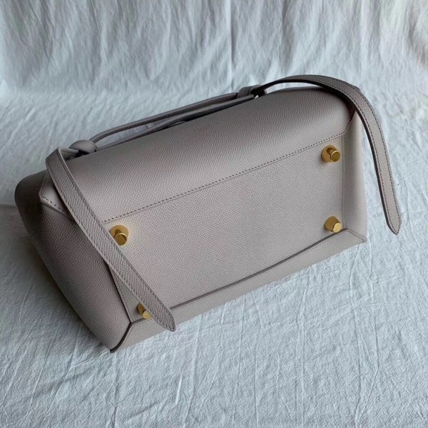 Celine Mini Belt Bag In Light Taupe Grained Calfskin High