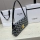 CELINE LOLA BAG MEDIUM IN TRIOMPHE CANVAS AND CALFSKIN High