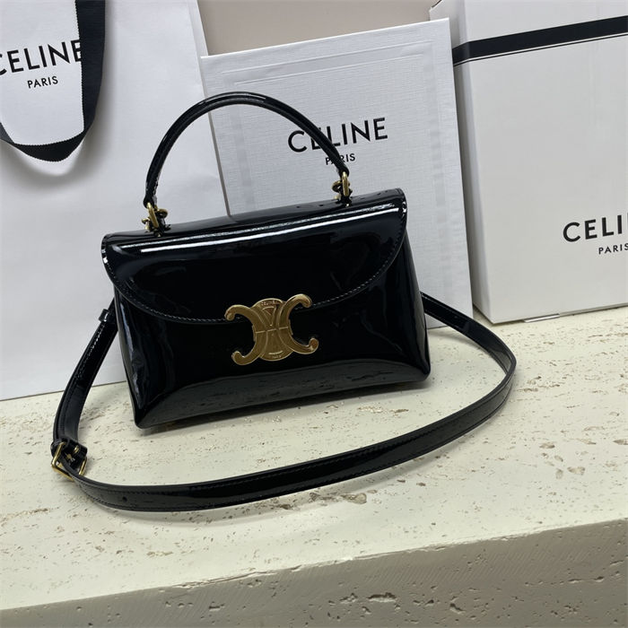 Celine TEEN NINO BAG in PATENT CALFSKIN High