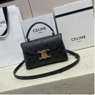 Celine TEEN NINO BAG in Triomphe Canvas High