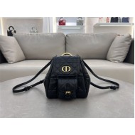 Dior CARO BACKPACK SMALL Macrocannage Lambskin High