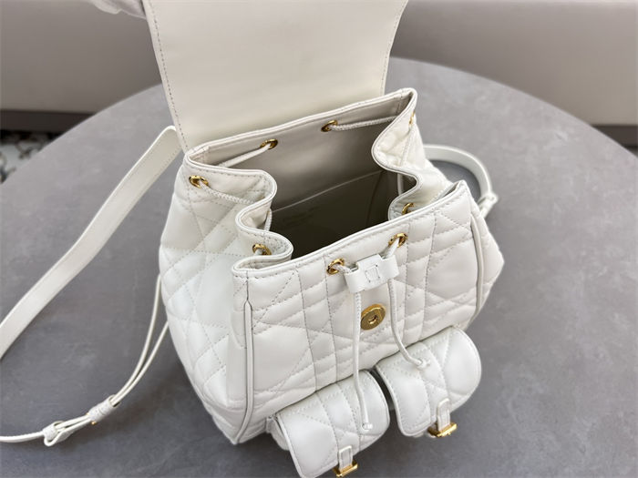 Dior CARO BACKPACK MEDIUM Macrocannage Lambskin High