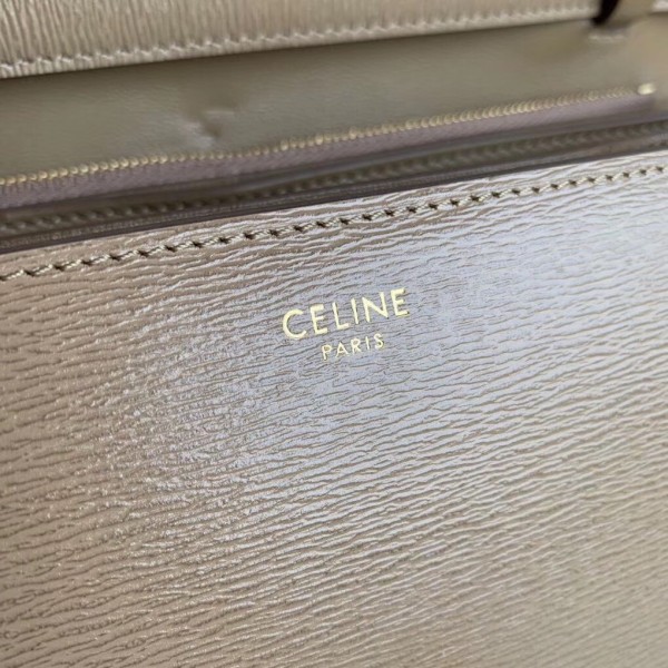 Celine Medium Classic Box Bag In Glazed Nut Liege Calfskin High