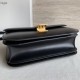 Celine Medium Classic Box Bag In Black Box Calfskin High