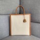 Celine Vertical Cabas Canvas Logo Print Bag High