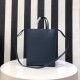 Celine Cabas Small Bag In Navy Blue Calfskin High