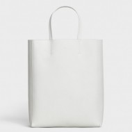 Celine Cabas Small Bag In White Calfskin High