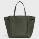 Celine Cabas Phantom Small Bag In Khaki Calfskin High