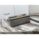 Celine Teen Triomphe Bag Shiny Calfskin Grey High