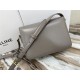 Celine Teen Triomphe Bag Shiny Calfskin Grey High