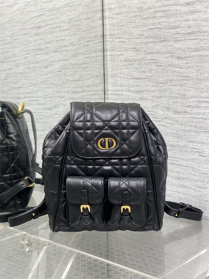 Dior CARO BACKPACK MEDIUM Macrocannage Lambskin High