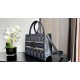 MEDIUM Dior BOOK TOTE Miss Dior Allover Embroidery Denim High