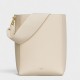 Celine Sangle Small Bucket Bag In Vanilla Grained Calfskin High