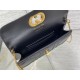 Dior MISS CARO POUCH WITH CHAIN Macrocannage Lambskin High